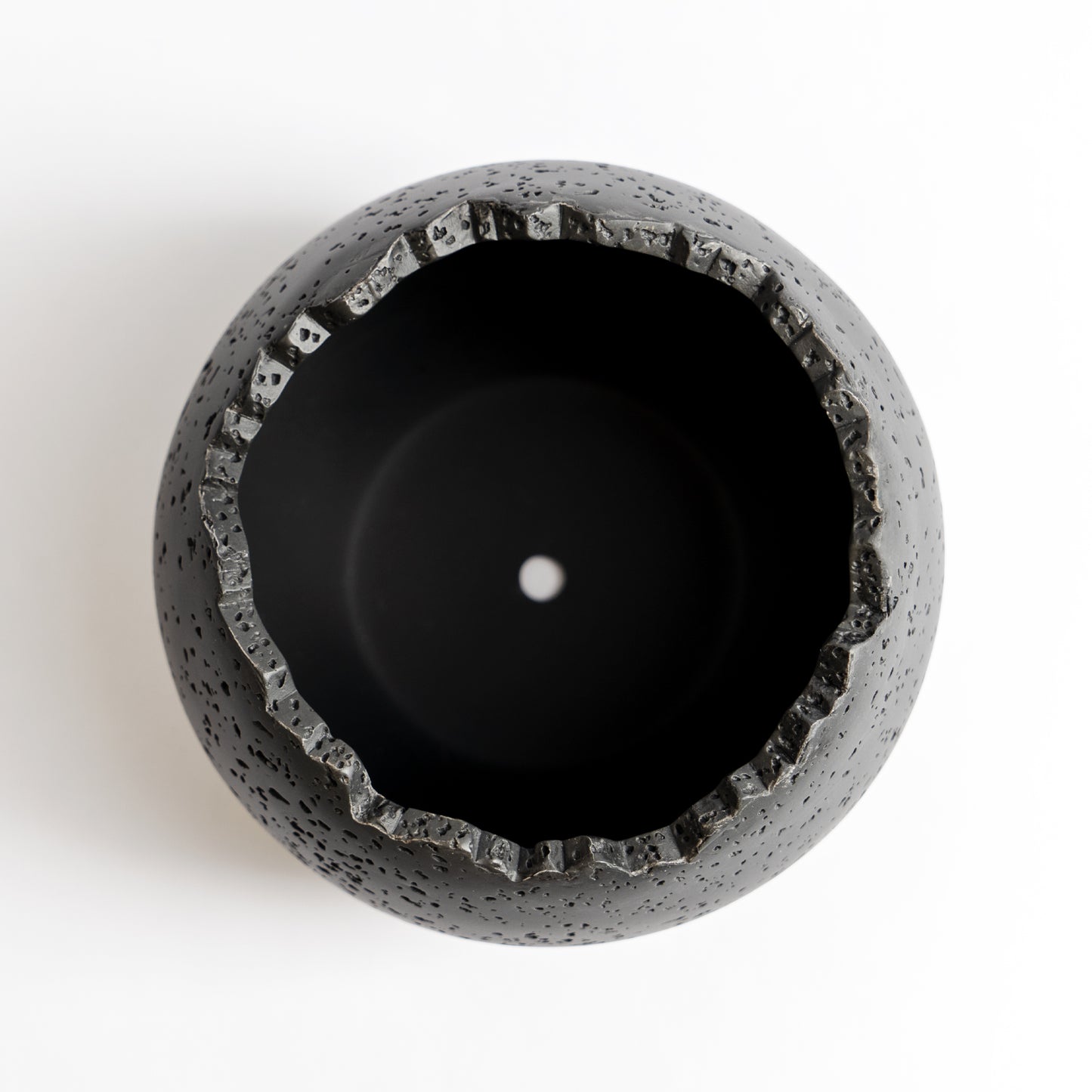 Moon Round Resin Planter