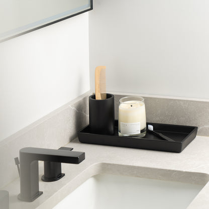 Nuit - Matte Black Vanity Tray