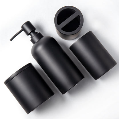 Minuit - Paint Matte Black Bathroom Accessories Set