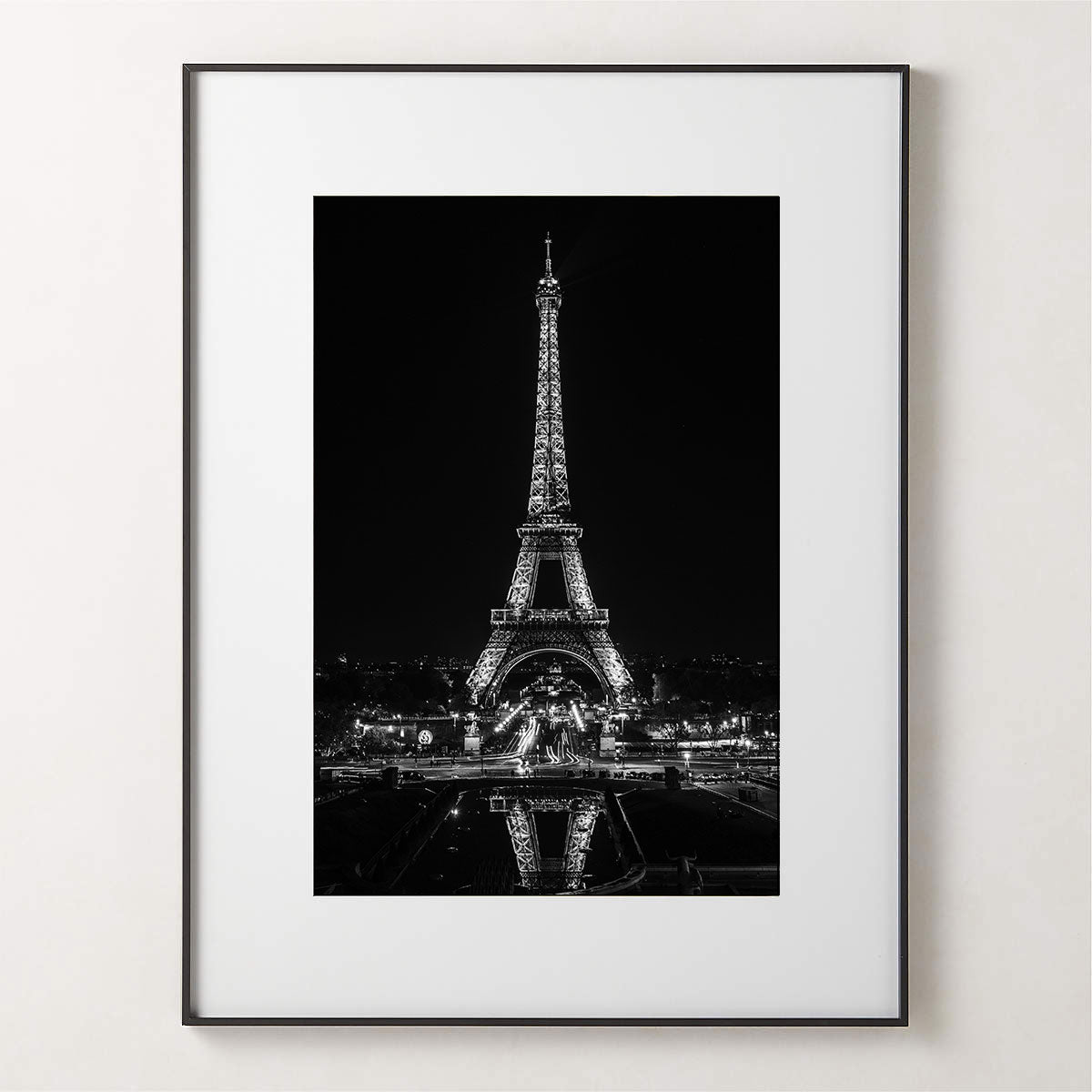 Night Elegance of the Eiffel with frame