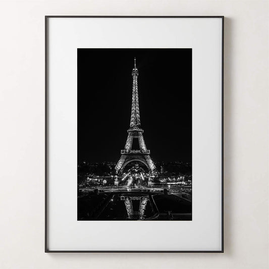 Night Elegance of the Eiffel with frame