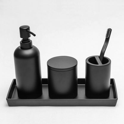 Nuit - Matte Black Vanity Tray