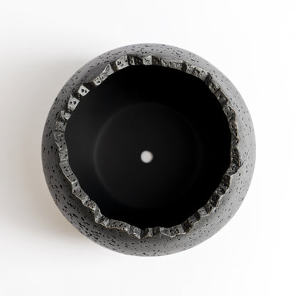 Moon Round Resin Planter
