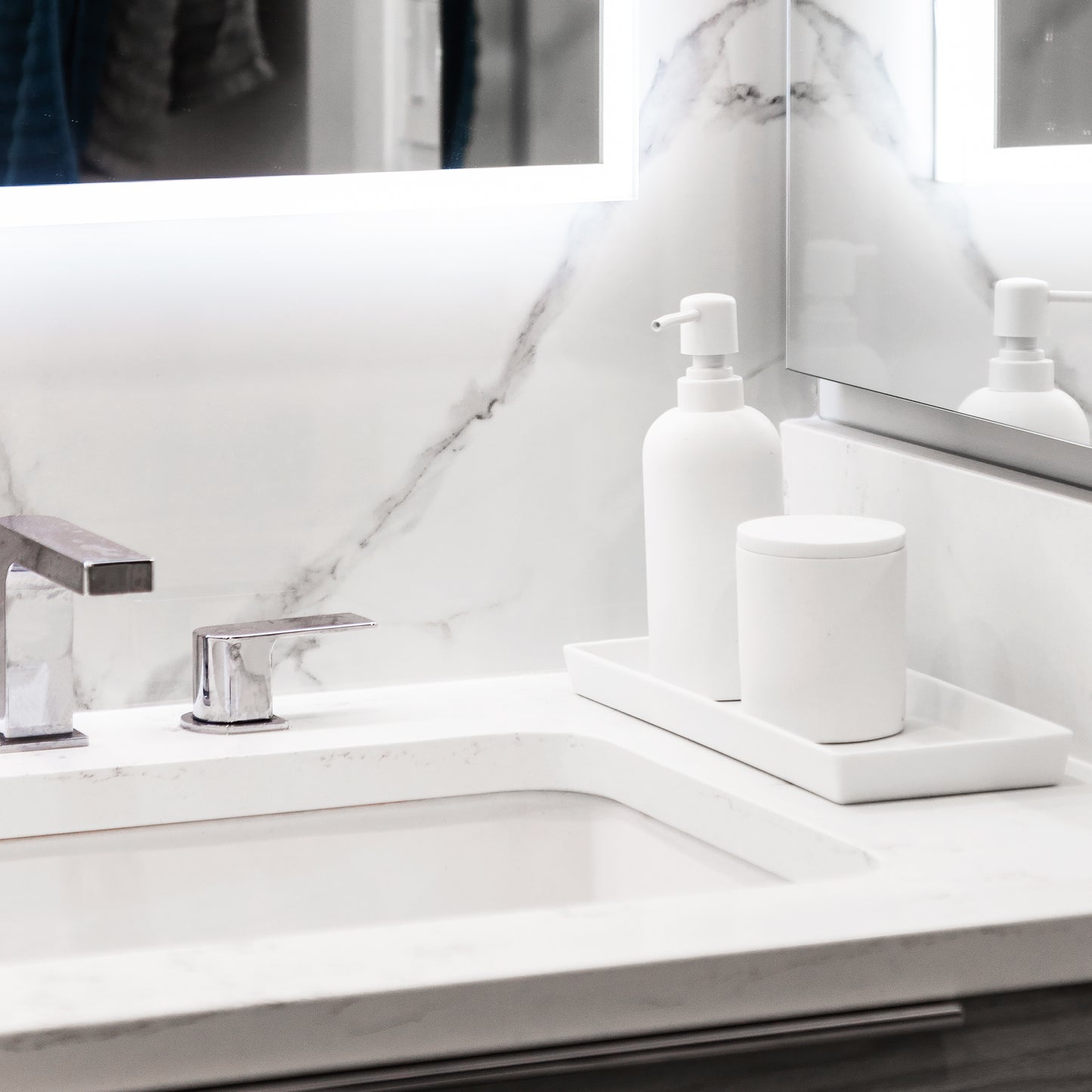 Blanc - White Vanity Tray