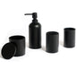 Minuit - Paint Matte Black Bathroom Accessories Set